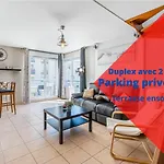 La Joliette; Duplex 2 Chambres, Parking Inclus+ Terrasse+ Ascenseur