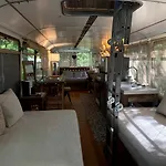 Magic Roof Top Bus With Big Bath In The Tree Forest!