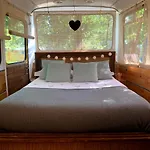 Magic Roof Top Bus With Big Bath In The Tree Forest!
