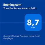 Charmant Studio A Ploemeur Centre--5Min Des Plages