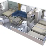 Mobil Home 2020 3Ch + Clim , Equipe 4* , Vendee