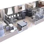Mobile Home 3 Chambres 2 Salles De Bains Dans Camping 4 Etoiles Aux Charmettes Mh K168