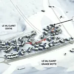 Charmant Studio Renove, Lumineux, Proche Des Pistes Avec Balcon - Tignes Val Claret Haut - Fr-1-502-156