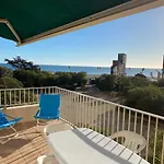 T3 Pour 6 Pers, Vue Mer Et Montagne, Terrasse, Parking, Proche Plage, Le Barcares - Fr-1-81-550