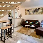 L'Air Marin - Plage 2Min - Hyper Centre - Cosy