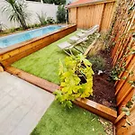 Villa 4Pers 5'Pied Plage Piscine Jardin Parking
