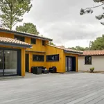 Villa 5 Chambres A Biscarrosse Avec Piscine Chauffee, Wifi, Proche Ocean - Fr-1-521-18