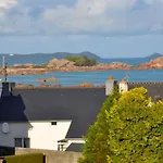 Appartement 3* Avec Vue Mer Et Rochers Granit Rose, Balcon, Parking, Equipe, 350M Plage - Tregastel - Fr-1-368-11