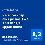 Vacances Avec Piscine Et Entree Autonome Dans Jolie Appartement Jusqu'A 4 Personnes