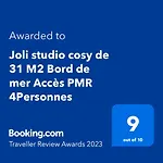 Joli Studio Cosy De 31 M2 Bord De Mer Acces Pmr 4Personnes