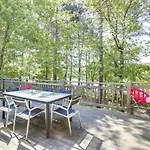 Belle Villa En Bois 6 Personnes Avec Terrasse Et Wi-Fi A Biscarrosse - Fr-1-521-71