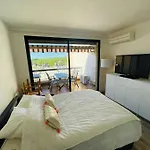 Studio A 350M De La Plage, Terrasse Ouverte, Clim