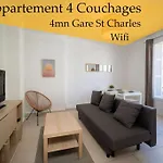 Appartement Tout Equipe Balcon 4 Pers St Charles