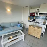 Studio Face Mer Avec Balcon Et Piscine Chauffee, A Deux Pas Du Golf - 3 Couchages - Fr-1-224C-232