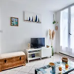 100M De La Plage Des Mouettes, Appartement Pour 4
