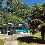 Villa De Plain-Pied Avec Wifi, Piscine Privee Sous Abris Haut A Pleumeur-Bodou - Ref 461