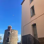 3Conv48- Charmant T2 Avec Vue Imprenable En Face Plage Collioure