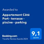 Cap'Nomad Studio Cote Port - Terrasse - Piscine - Parking