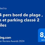 T2 4 Pers, Renove En Bord De Plage , Clim Et Parking Classe 2 Etoiles