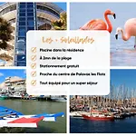 Les Soleillades - Plage, Piscine, Parking!