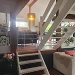 Villa Bois Sur Pilotis Avec Vue Sur Foret