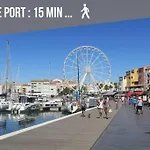 T3 Cap D'Agde : Vue Imprenable Mer Rdc
