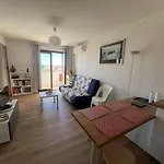 T2 Avec Climatisation, Balcon Vue Mer, 250M De La Plage - Fr-1-701-83