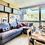 Residence Home Club - Studio 4 Personnes A Tignes Proche Des Pistes Et Des Commerces Dans Le Quartier Du Lavachet. Charmant Studio Avec Vue Sur Le Lac Mae-1782