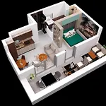 Le St-Exupery - Studio De Standing - Vue Mer - Terrasse - Parking Prive - A 150 M De La Plage