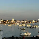 Vue Panoramique Port Et Ocean