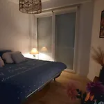Le Clemenceau Appart-Calais Nord-Balcon-Plage