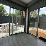 Charmant T2 Climatise Avec Parking Prive, Jardinet, A 900M De La Plage Roquille - Fr-1-607-202