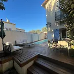 Villa Jardin Piscine Proche Centre-Ville 10 Mn Des Plages