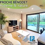 Villa Bel'Odet, Appartements Modernes Au Calme, Terrasses, Grand Jardin Et Parking Gratuit, Proche De Benodet