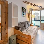 Studio Coquet Skis Aux Pieds Avec Wifi Et Lave-Linge - Fr-1-694-81