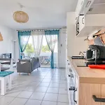Charmant T2 Avec Terrasse, Climatisation Et Wifi - Quartier Residentiel A Biscarrosse - Fr-1-521-217