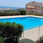 Appartement Saint Pierre La Mer 4 Personnes, Vue Sur La Mer, Piscine, Parking, Tennis N366