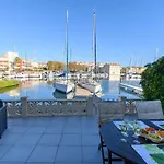 Marina Lumineuse Avec Terrasses, Clim, Parking & Acces Plage Privee - Fr-1-387-181