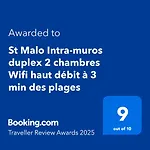 St Malo Intra-Muros Duplex 2 Chambres Wifi Haut Debit A 3 Min Des Plages