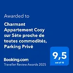 Charmant Appartement Cosy Sur Sete Proche De Toutes Commodites, Parking Prive