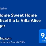 Le Home Sweet Home D'Alice!!! A La Villa Alice Roger