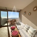 Studio Cabine Avec Loggia Et Terrasse, 1Er Ligne Et Vue Mer Pour 4 Personnes