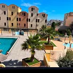 **Studio Avec Terrasse Et Piscine, 4 Pers, Centre Gruissan** - Fr-1-796-62
