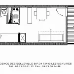 Residence Dorons - Studio Renove - Centre Station - Balcon Mae-1904
