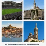 Massilia Mood ,Centre, Stade Velodrome, La Timone, La Conception , Wifi Gratuite