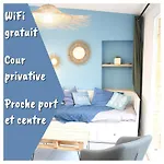 Superbe Maison 4 Personnes Entre Le Port Et Le Centre, Cour Privative, Wifi & Netflix Gratuits