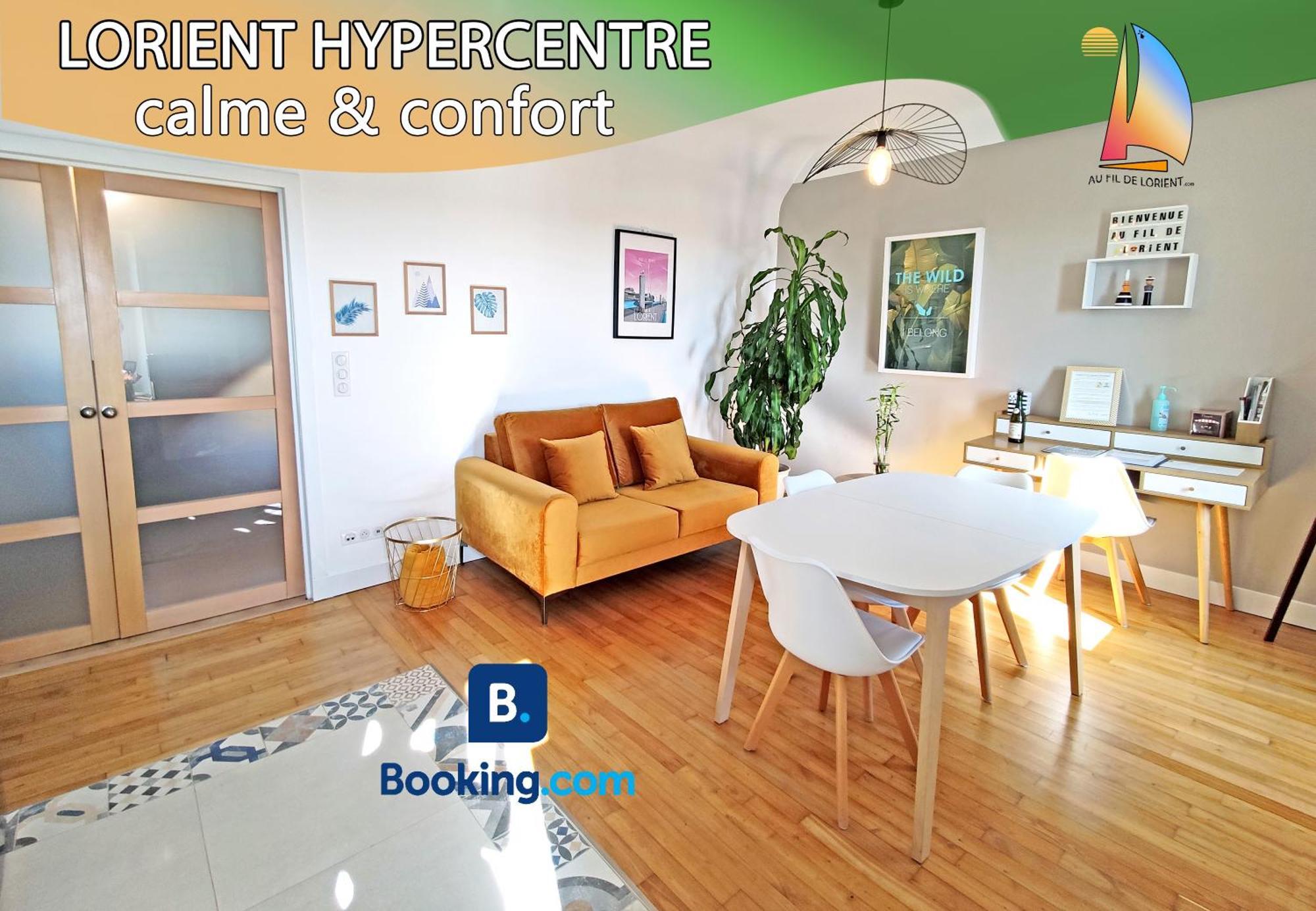Apartment Hypercentre - Calme Et Lumineux. Aufildelorient