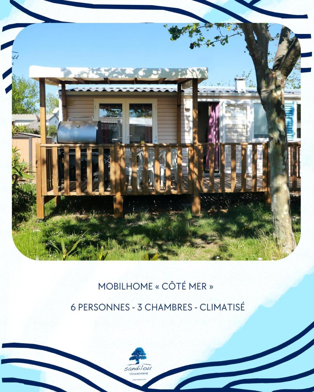 Кемпинг Mobilhome Cote - 3 - Climatise - Tv Сижан