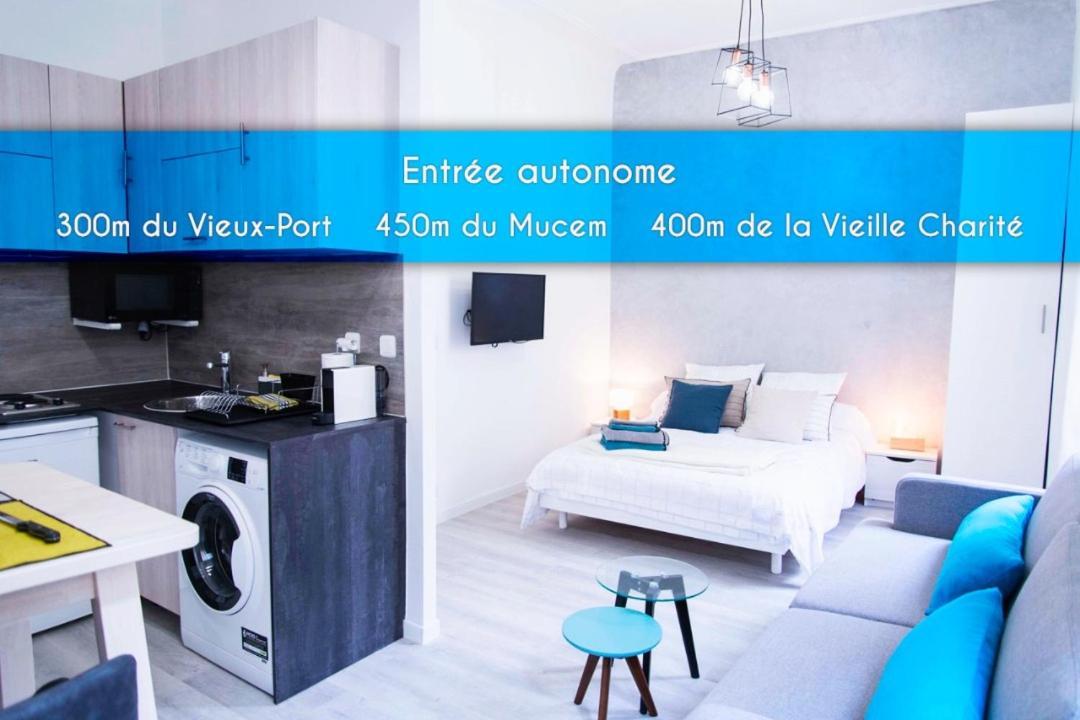 Cathedrale Vieux-port - Mucem - Vieille Charite Apartment *