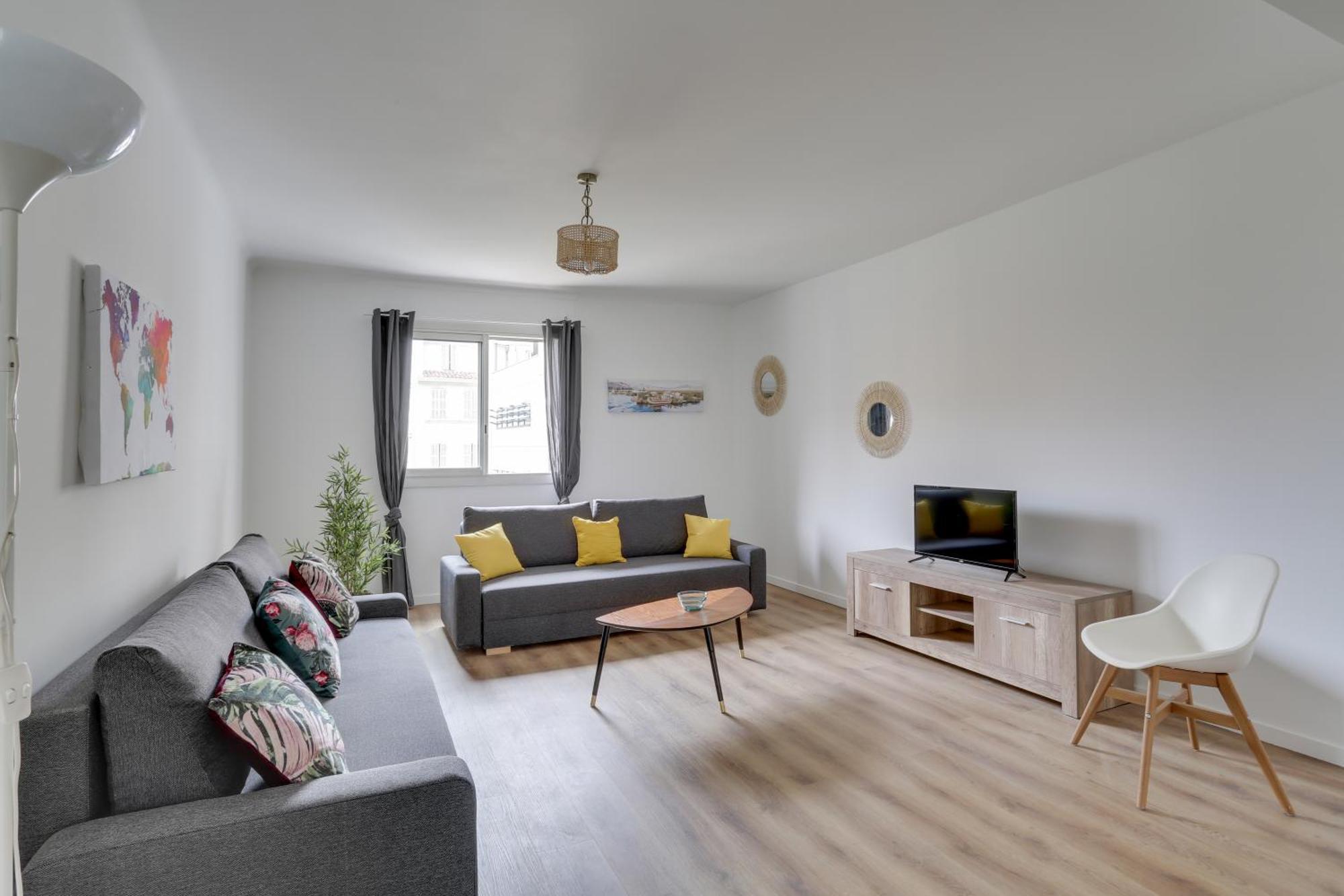 Appartement Magnifique T5 - 12pers - Balcon Et Vieux-port Marseilles